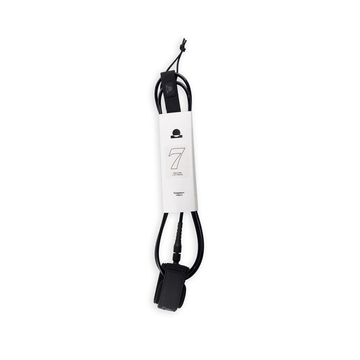 Summer vibes Session 7ft Surfboard leash - Black