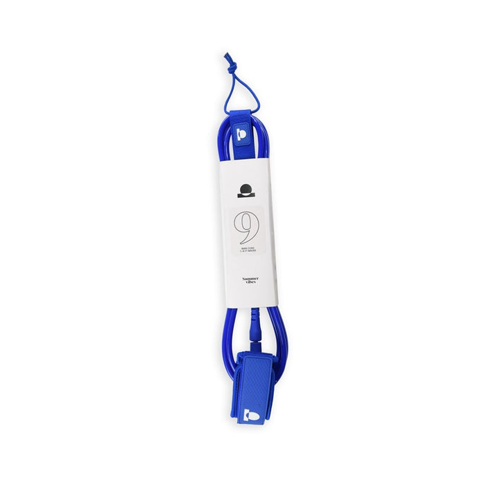 Summer vibes Session 9ft Longboard Surfboard Ankle leash - Blue