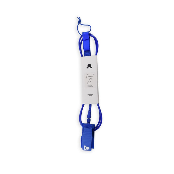 Summer vibes Session 7ft Surfboard leash - Blue