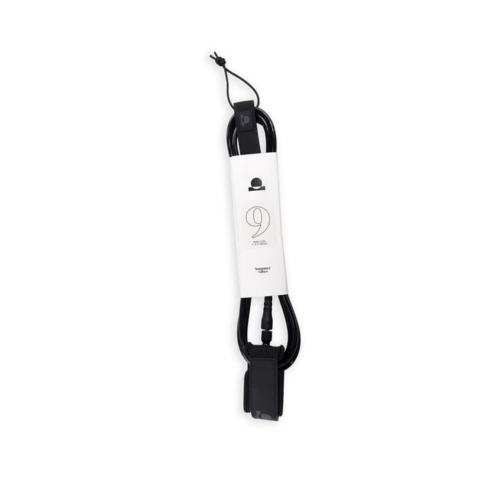 Summer vibes Session 9ft Longboard Surfboard Ankle leash - Black