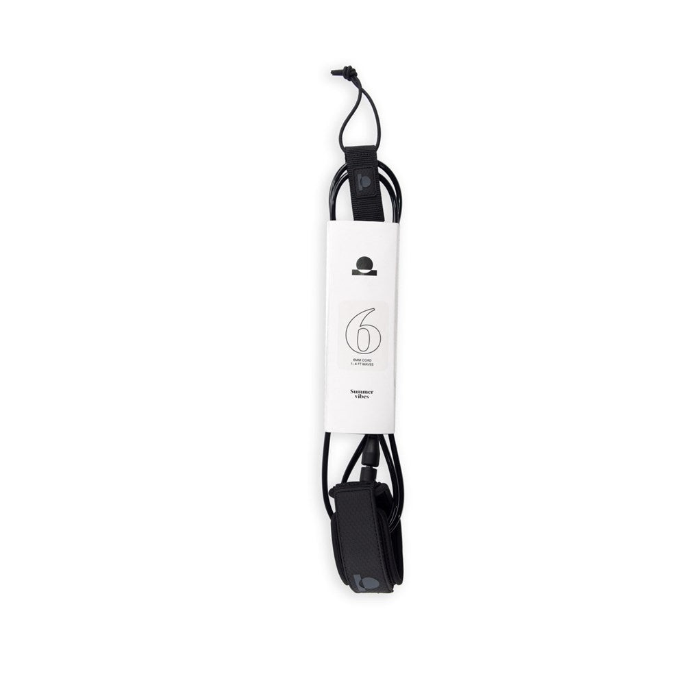Summer vibes Session 6ft Surfboard leash - Black
