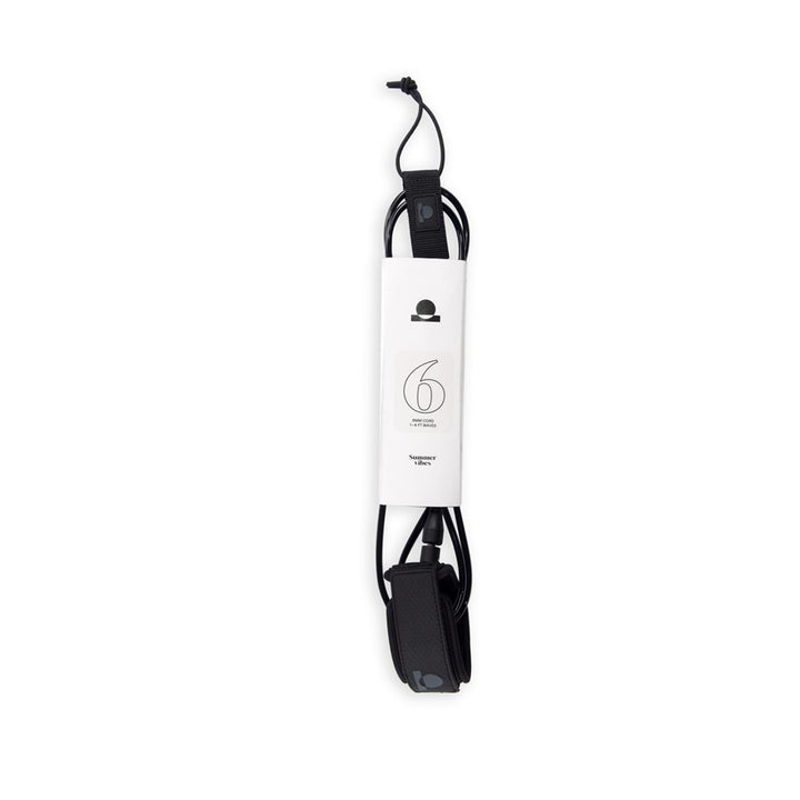 Summer vibes Session 6ft Surfboard leash - Black